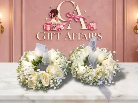 Ivory Floral Accessories