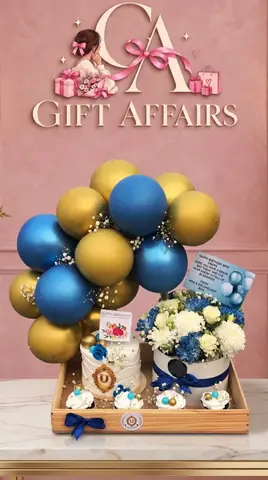 Blue & Gold Celebration Set