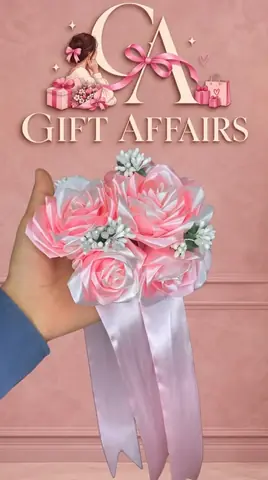 Blush Mini Ribbon Bouquet