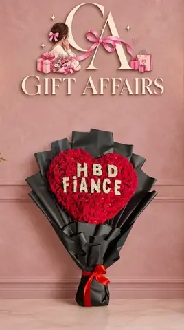 Fiancé Message Bouquet